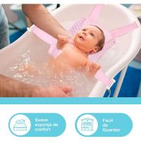 Maravillas del Bebé ®   Cojin Bañera Bebe universal, Cojin Ducha Bebe, Cojin De Baño Bebe, Asiento de Bebe Bañera Ajustable, Cojin Bañera Bebe Recién Nacido, Asiento Plegable para Bañera - details 3