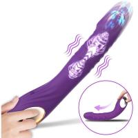 Empaque privado SEXY Dildo Vibrador G pot Estimulador Anal Clitorial con 10 Modos de Vibración de Empuje Juguete Sexual para Adultos para Parejas. - details 12