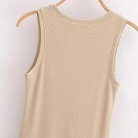 Elegante Vestido Largo Negro de Primavera 2025 Moda Casual Vintage para Mujeres Vestidos Khaki - details 9