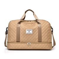Bolsa de lona de lujo de gran capacidad: versátil bolso de hombro y bandolera con bolsillos laterales dobles, bolsillos de separación en seco y húmedo para viajes y gimnasio - details 1