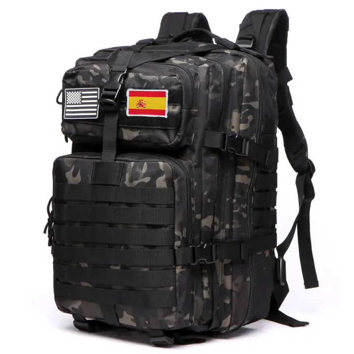 Mochila táctica De Gran Capacidad, 25 Litros / 50 Litros, Impermeable, Para Emergencias De 3 Días, Caza Senderismo Y Aca - 1