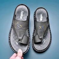 Sandalias de Verano para Hombres Uso Interior y Exterior Zapatillas de Playa Casuales Cuero Suave - details 15
