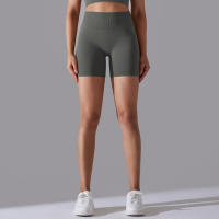 Pantalones cortos de Yoga para mujer, Shorts deportivos de secado rápido, realce de glúteos, sin costuras, para entrenamiento de ciclismo y gimnasio - details 50