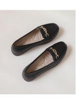 Zapatos de cuero pequeños de un solo paso 2025, nuevo estilo, zapatos planos de una sola línea para mujer, mocasines casuales profesionales - details 6
