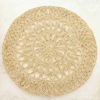 Alfombra de pan redonda, foto bohemia de recién nacido, manta trenzada a mano Natural para bebé, accesorios de fotografía - details 3