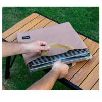 Parrilla de Barbacoa al Aire Libre CLS Apertura Rápida en Segundos Barbacoa de Carbón de Acero Inoxidable Plegable Ideal para Acampar y Preparar Comidas al Aire Libre - details 10