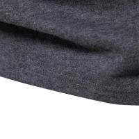 Camisa deportiva informal de Color sólido para hombre, cuello redondo, algodón puro, estampado de letras, camisa ttom de manga larga - details 10