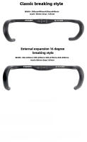 Manillar de Aleación de Aluminio Ultraligero 31.8mm Diseño Doblado en Forma de Flecos - details 7