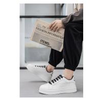 Zapatos De Los Hombres Nuevos Transpirables Pequeños Zapatos Blancos Masculinos Estudiantes Versátil Plataforma Zapatos Deportivos Casual Zapatos De Junta - details 12