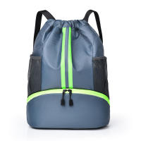 Bolsa de deporte impermeable con cordón para baloncesto, fútbol y otros deportes al aire libre, mochila de doble asa. - details 2