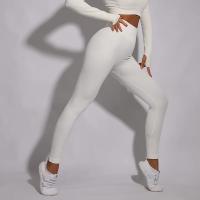 Leggings acanalados Pantalones de yoga para mujer Leggings ajustados sin costuras Ropa deportiva Pantalones deportivos de ciclismo - details 4