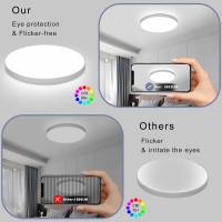 Lámpara LED de Techo ABS IP44 18W, 2050LM, 3000/4000/6500K, Plafón Impermeable para Cocina, Comedor, Iluminación Interior Moderna, 23*23*5 CM - details 21