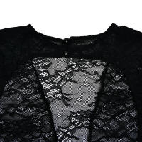 BUNO-Nuevo mono con guantes con estampado de mono de leopardo ajustado transparente de manga larga medias sexis sin espalda pantalones largos Tops calientes - details 13