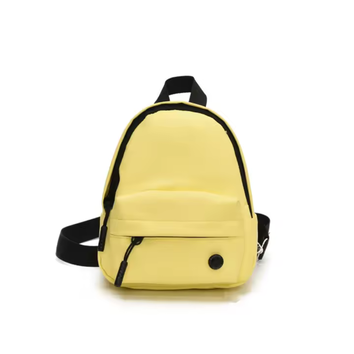 Bolso de hombro informal de estilo coreano para niños, bolso cruzado de lona ligero de color sólido, monedero, bolso deportivo, bolso de viaje para niños - 1