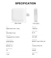 Interruptor de Escena ZigBee GIRIER Controlador de Escena Inalámbrico de Una Botón - details 9