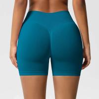Pantalones cortos de gimnasio ajustados de estiramiento alto cómodos respirables deportivos de cintura para mujer, ropa deportiva para mujer para - details 29