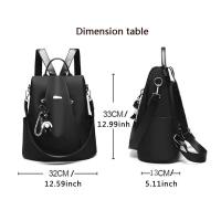 Mochila Para Mujer Antirrobo Casual De Viaje Al Aire Libre Nylon Diario Clásica Bolsa De Comunicación Diaria Mochila De Viaje - details 4