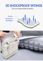 Mochila impermeable para mujer, bolso elegante para ordenador portátil de 2023 pulgadas, con carga USB, a la moda, para negocios, 15,6 - details 5