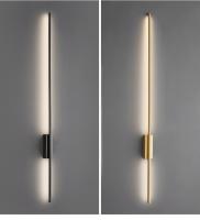 Tira de LED moderna y minimalista, lámpara de pared de cobre para sofá, sala de estar, fondo, dormitorio, mesita de noche, pasillo - details 8