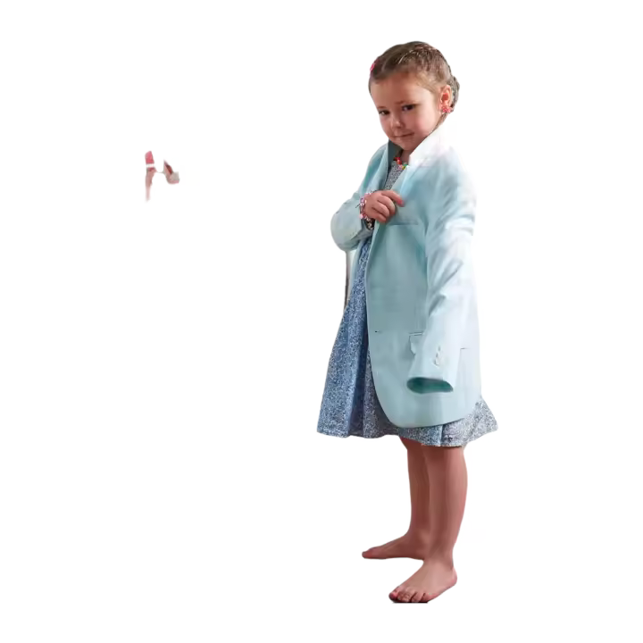 Armario infantil de madera de 3 a 8 años, perchero hecho a mano para niñas, mueble para dormitorio infantil - 1