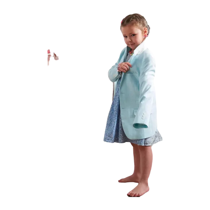 Armario infantil de madera de 3 a 8 años, perchero hecho a mano para niñas, mueble para dormitorio infantil - 1