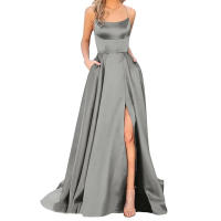 Vestidos de graduación para mujer, vestidos largos elegantes con Espalda descubierta, vestidos formales de talla grande - details 6