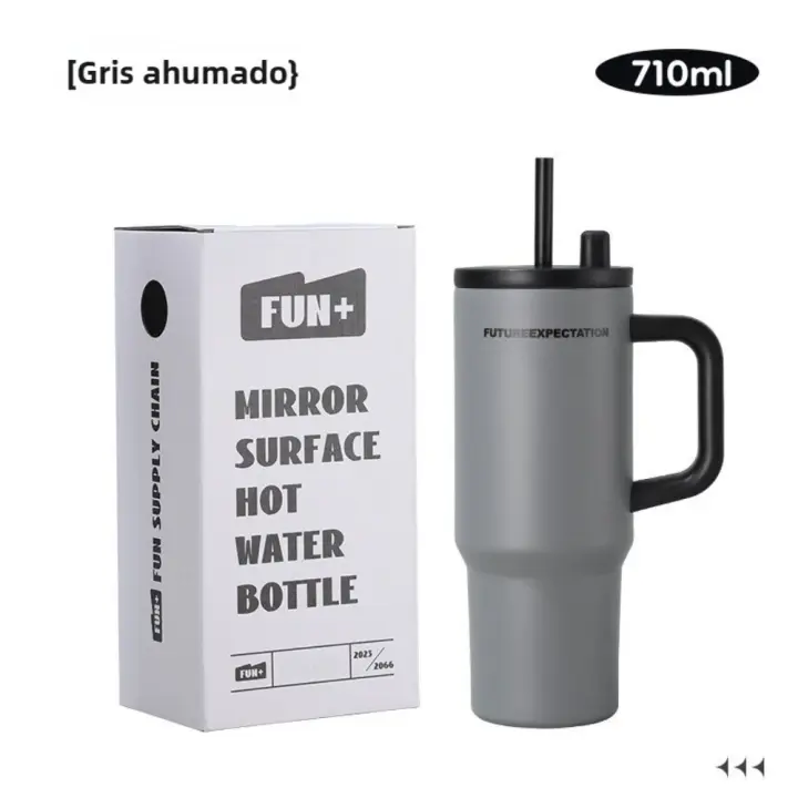 Taza Termo de Acero Inoxidable de Alto Valor Taza de Café con Mango de Gran Capacidad - 1