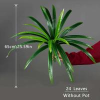Planta de Magnolia Artificial Trópico Dragón Barba Hojas de Orquídea Falsas - details 9