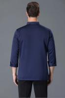 Uniforme de Chef para hombre, chaqueta para cocinar, camisa de cocina, camarera, servicio de comida rápida, Hotel, olla caliente, tienda de pasteles, abrigo con logo personalizado - details 11