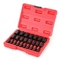 Juego de extractores de tornillos de doble cabeza, juego de extractores de pernos multiespline de fácil extracción, juego de removedores de tornillos de cabeza hexagonal roto dañado, 25 uds. - details 2