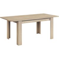 Mesa de Comedor Extensible de Madera Blanca Estilo Canadiense 140 a 190cm Ancho 90 Altura 78 - details 12