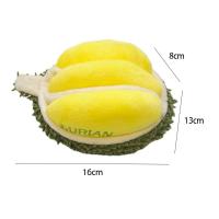 Juguetes de peluche resistentes a las mordeduras para mascotas, juguetes con sonido Durian, divertidos y creativos juguetes de rompecabezas para perros, juguetes de Entrenamiento de mascotas suaves y duraderos para gatos - details 0