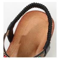 Sandalias de Mujer Verano 2025 |   Zapatos Bohemios Étnicos con Cristales |   Sandalias Deportivas Playa Suela Blanda Antideslizante - Moda Elegante y Confort - details 36