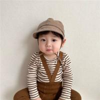 Gorro bonito con visera para bebé, sombrero con protección solar, sombrero de béisbol para bebé, sombrero para el sol para niña y niño de Color sólido para primavera y verano para recién nacido - details 11