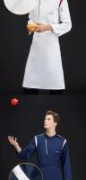 Uniforme de Chef de manga larga, ropa de otoño e invierno, ropa de trabajo de cocina para comedor de Hotel para hombre, cocina, restaurante, cafetería, Chef W - details 11