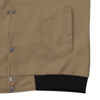 Chaqueta De Cuero Suelto Para Hombre Con Cuello Erguido Estilo Americano Casual Moda Primavera Otoño Botones Cardigan Moto & Biker - details 10