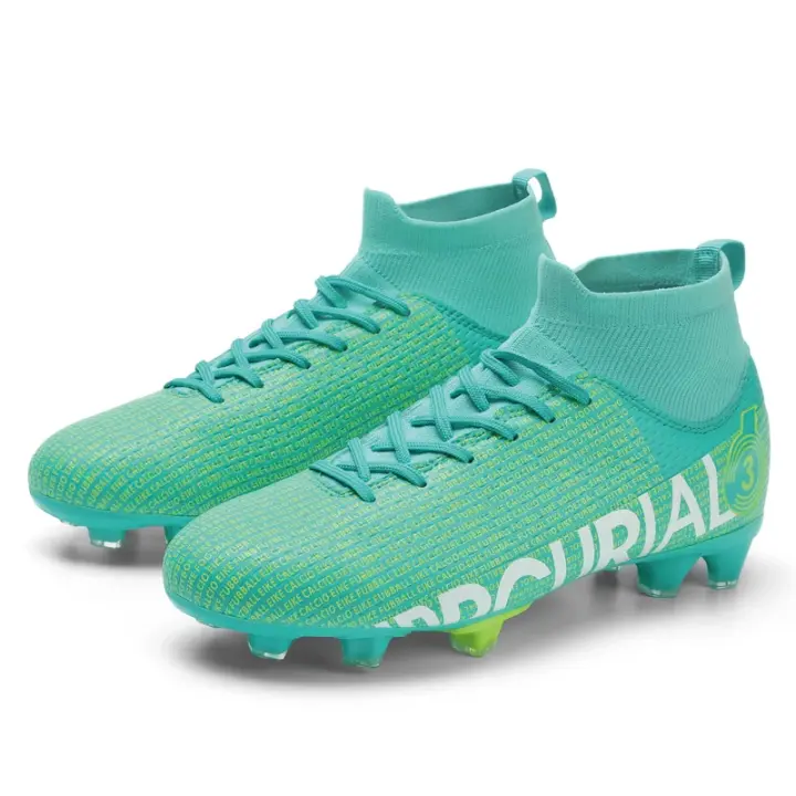 ZHENZU Botas de Fútbol Profesionales Tallas 31-45 Zapatillas de Fútbol para Hombres, Mujeres y Niños Zapatos Deportivos - 1