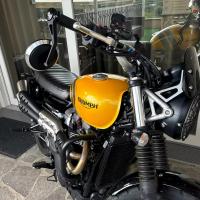 Kit de espejos retrovisores laterales para manillar de aleación de aluminio CNC para motocicleta, Kit de espejo final para Triumph Street Triple S 765 765RS 765R Bobber T120 Daytona 660 675 T120 T100, etc. - details 16