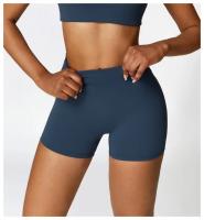 Pantalones cortos de Yoga para mujer, mallas de cintura alta de Color sólido, suaves, ajustados, deportivos, de compresión - details 8