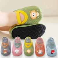 Calcetines de piso de bebé de primavera y verano, malla, transpirables, de dibujos animados, zapatos y calcetines de bebé, zapatos de interior geniales para niños pequeños - details 1