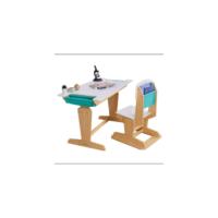 Juego Infantil de Mesa y 2 sillas de Madera Corazón con Compartimentos de Almacenamiento, Muebles para Salas de Juegos y Dormitorio de niños (26913) - details 8