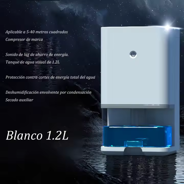 Deshumidificador de Gran Capacidad Ahorro de Energía, Auto Apagado, Absorción de Humedad para Hogares Electrodoméstico Pequeño - 1