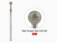 KADS Uñas drill brocas en forma de bola, herramientas de manicura de acero de tungsteno para limpieza de piel muerta, removedor de cutículas y pedicura, 2,35mm - details 11