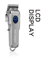 Kemei-cortadora de pelo profesional para hombre, máquina eléctrica inalámbrica, ajustable, de Metal, para barbería, KM-2002 - details 5