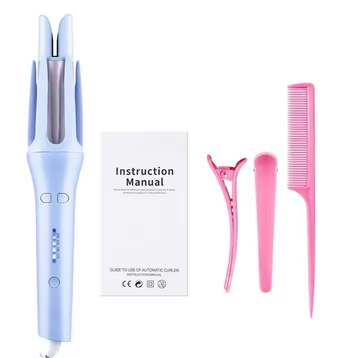 Tinsol-rizador automático 2 en 1, rodillo de cerámica de rotación automática de 32MM, varita rizadora de hierro profesional, ondulador de cabello - 1