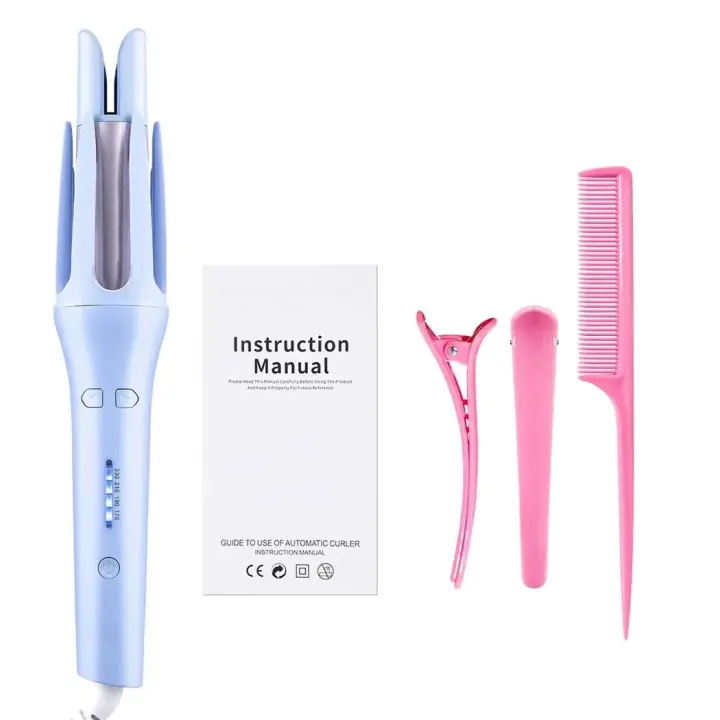Tinsol-rizador automático 2 en 1, rodillo de cerámica de rotación automática de 32MM, varita rizadora de hierro profesional, ondulador de cabello - 1