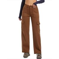 Pantalones vaqueros de pierna recta de cintura alta para mujer, pantalones vaqueros de estilo coreano para adolescentes - details 6