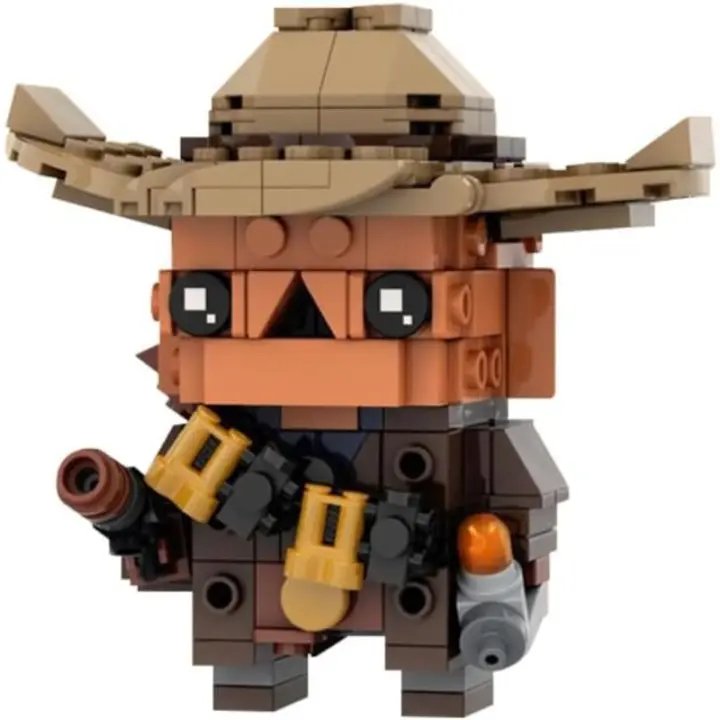 Juego de bloques de construcción The Ghoul, kit de juguetes modelo Cooper Howard America's Gunslinger con revólver, regalo de cumpleaños de decoración navideña para amigos, fanáticos, niños de 6+ (271 piezas) - 1