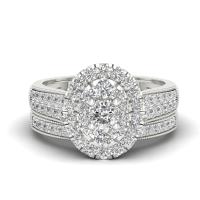 Anillos de Compromiso Moissanite 2PCS para Mujeres en Oro Amarillo Joyería Nupcial con Certificado Regalos de Lujo para Parejas en Venta Stone Principal Gemstones - details 6