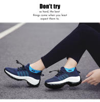 Zapatos para caminar de marca para mujer, zapatillas de deporte con calcetines de punto transpirables, zapatos cómodos para lactancia, zapatos deportivos con plataforma informales - details 32